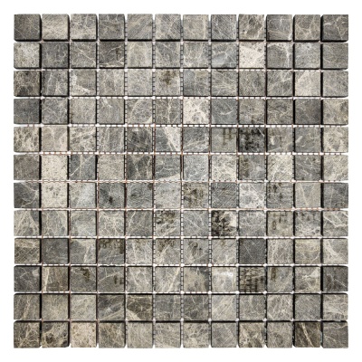 Мозаїка з мармуру Матова МКР-2СН (23x23) Emperador Medium