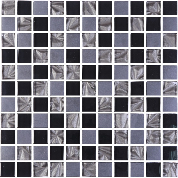 Мозаїка керамічна Kotto Ceramica GM 8002 C3 imperial S4/Ceramik Black/Black 300 х 300 х 8 ( 25 х 25 )
