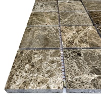 Мозаика из мрамора Полированная МКР-3П (47x47) Emperador Medium
