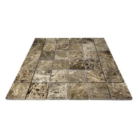 Мозаика из мрамора Полированная МКР-3П (47x47) Emperador Medium