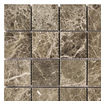 Мозаика из мрамора Полированная МКР-3П (47x47) Emperador Medium