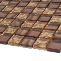 Мозаика керамическая Kotto Ceramica GM 8006 C3 Brown Sahara S1/Brown Silver S6/Brown Silver  300 х 300 х 8   ( 25 х 25 )