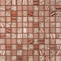 Мозаїка керамічна Kotto Ceramica GM 8006 C3 Brown Sahara S1/Brown Silver S6/Brown Silver 300х300х8 (25х25)