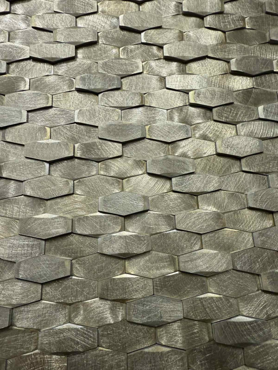 Мозаика Dune Halley Gold 28.4*30 золотая металлическая