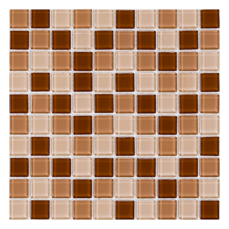 Мозаика Mozaico de LUX K-MOS K4015 (23x23) BROWN MIX