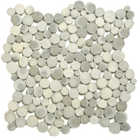Мозаика из керамогранита Kotto Ceramica MI7 14300702C Grigio Freddo 300 x 300 х 10 (круг d 14-30)