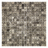 Мозаика из мрамора Полированная МКР-4П (15x15) Emperador Medium