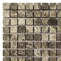 Мозаика из мрамора Полированная МКР-4П (15x15) Emperador Medium