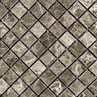 Мозаика из мрамора Полированная МКР-4П (15x15) Emperador Medium