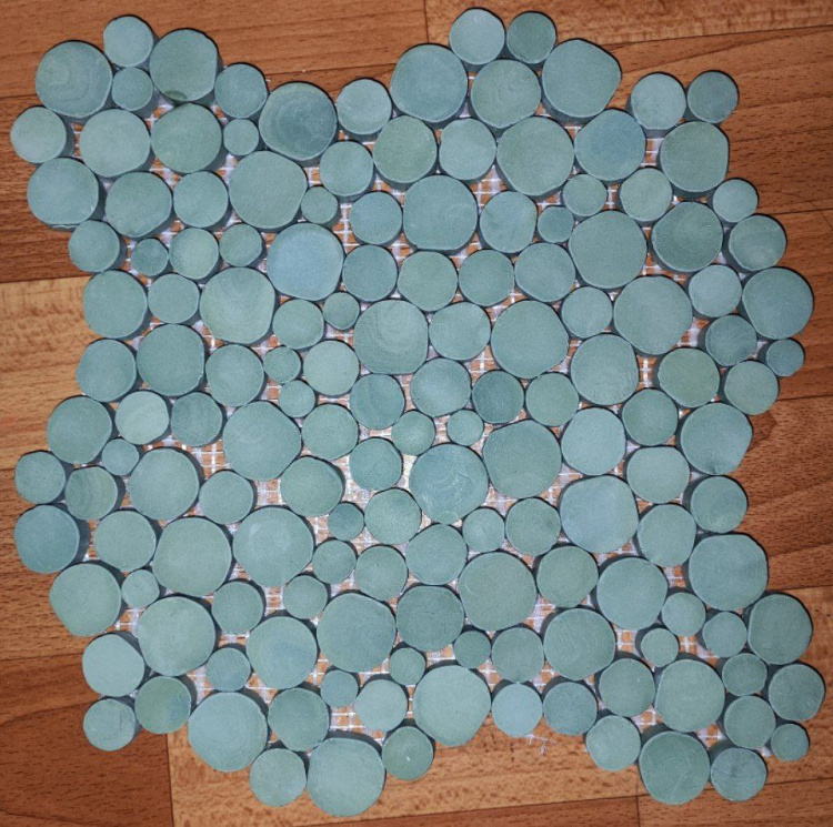 Мозаика из керамогранита Kotto Ceramica MI7 14300703C Terra Verde 300 x 300 х 10 (круг d 14-30)