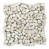 Мозаика из мрамора Матовая МКР-ХСВ (хаотичная) 23x15 мм Victoria Beige