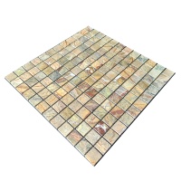 Мозаїка з мармуру Полірована МКР-2П (23x23) Bidasar Brown