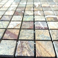 Мозаїка з мармуру Полірована МКР-2П (23x23) Bidasar Brown