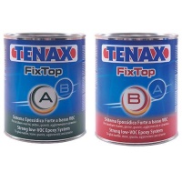 Клей епоксідний Tenax Fixtop A+B бежевий 2 л густий морозостійкий для каменю агломерату кераміки деревини