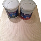 Эпоксидный клей густой светло-бежевый морозостойкий и влагостойкий Fixtop A+B (1+1 л) 2,77 кг TENAX
