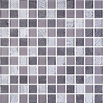 Мозаика керамическая Kotto Ceramica GM 8009 C3 Grey Dark/Grey m/Grey w S5  300 х 300 х 8   ( 25 х 25 )