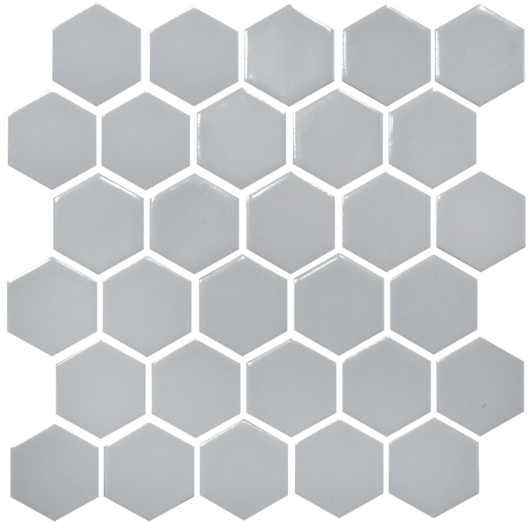 Мозаика керамическая Kotto Ceramica HEXAGON H 6002 Grey Silver 295 х 295 х 9