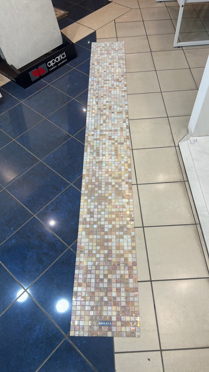 Мозаїка на розтяжці (сітка) Bisazza Magnolia 32.2*258.8 см