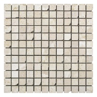 Мозаїка з мармуру Матова МКР-2СВА (23x23) Beige Mix