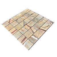 Мозаїка з мармуру Полірована МКР-3П (47x47) Bidasar Brown