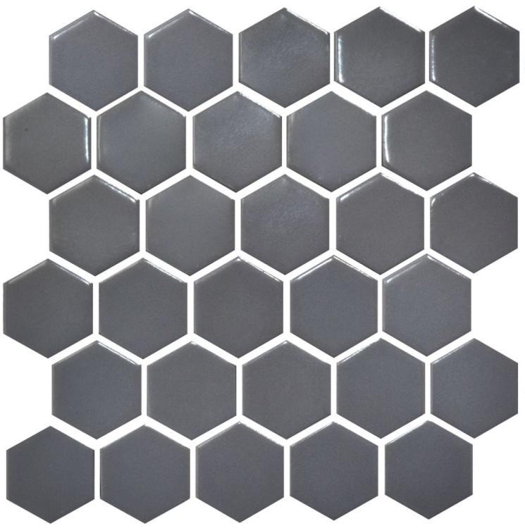 Мозаика керамическая Kotto Ceramica HEXAGON H 6003 Grey Shedol  295 х 295 х 9