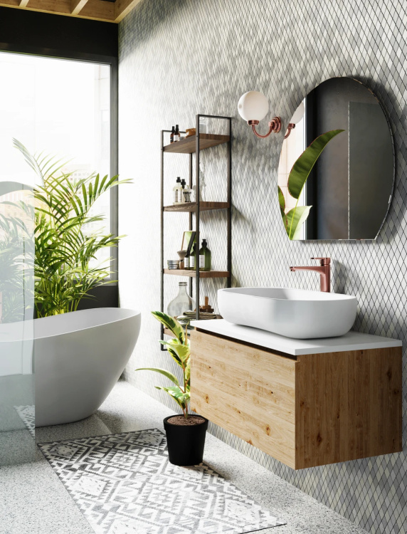 Мозаїка з керамограніту Kotto Ceramica MI7 30500301C Grigo Caldo 300 x 300 х 10 (ромб 30 x 50)