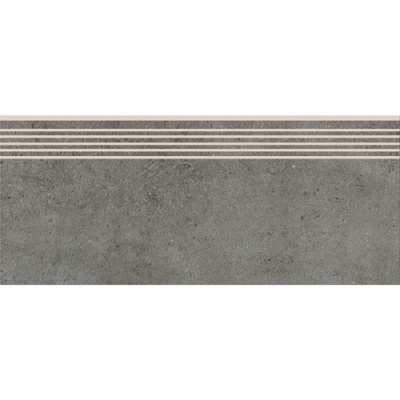 Сходинка з керамограніту Highbrook Dark Grey Steptread темно-сіра 8x598x298 мм