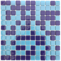 Мозаїка скляна АкваМо Limited Edition 54 на сітці