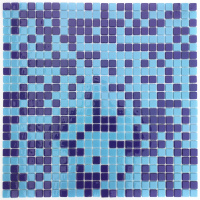 Мозаїка скляна АкваМо Limited Edition 54 на сітці