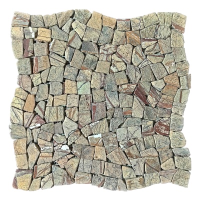 Мозаїка з мармуру Матова МКР-ХСВ (хаотична) Bidasar Brown