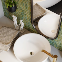 Мозаика из керамогранита Kotto Ceramica MI7 30500303C Terra Verde   300 x 300 х 10  ( ромб 30 x 50 )
