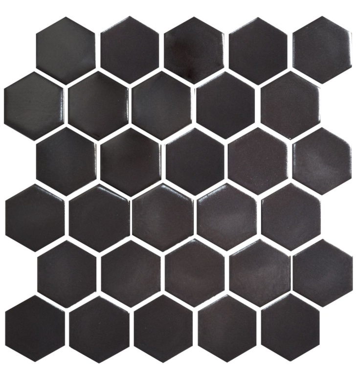 Мозаика керамическая Kotto Ceramica HEXAGON H 6006 Choco Brown  295 х 295 х 9