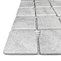 Мозаика из мрамора Матовая МКР-3СВА (47x47) White Mix