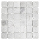 Мозаика из мрамора Матовая МКР-3СВА (47x47) White Mix