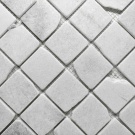 Мозаика из мрамора Матовая МКР-3СВА (47x47) White Mix