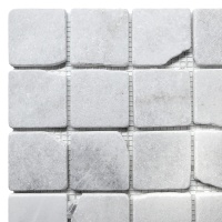 Мозаика из мрамора Матовая МКР-3СВА (47x47) White Mix