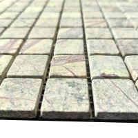 Мозаїка з мармуру Матова МКР-2СВ (23x23) Bidasar Green