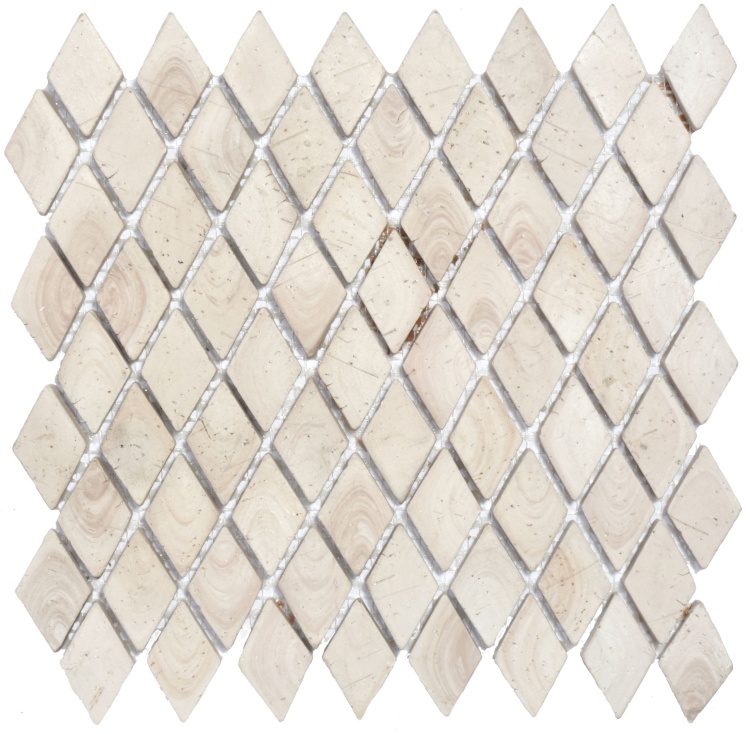 Мозаїка з керамограніту Kotto Ceramica MI7 30500304C Beige 300 x 300 х 10 (ромб 30 x 50)