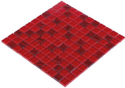 Мозаїка керамічна Kotto Ceramica GM 8016 C2 Red Silver S6/Cherry/300 х 300 х 8 ( 25 х 25 )