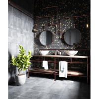 Мозаїка скляна Kotto Ceramica GMP 0825042 С2 print 41/black 300 x 300 х 8 ( 25 х 25 )