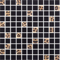 Мозаїка скляна Kotto Ceramica GMP 0825042 С2 print 41/black 300 x 300 х 8 ( 25 х 25 )