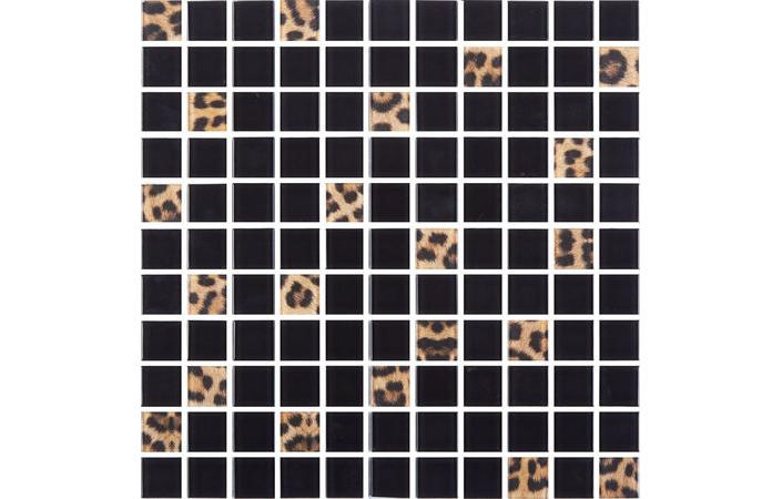 Мозаїка скляна Kotto Ceramica GMP 0825042 С2 print 41/black 300 x 300 х 8 ( 25 х 25 )