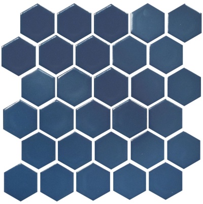 Мозаика керамическая Kotto Ceramica HEXAGON H 6008 Steel Blue  295 х 295 х 9
