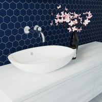 Мозаика керамическая Kotto Ceramica HEXAGON H 6008 Steel Blue  295 х 295 х 9