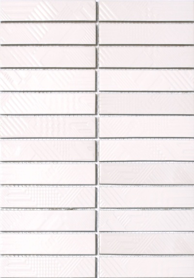 Мозаика керамическая Kotto Ceramica Kit Kat KST 6024 White 252x300х9 (23х124)