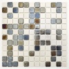 Мозаїка скляна WHITE & GREY MATT