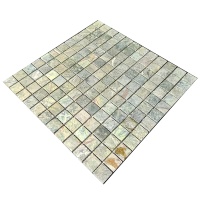 Мозаїка з мармуру Матова МКР-2СН (23x23) Bidasar Green