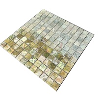 Мозаїка з мармуру Матова МКР-2СН (23x23) Bidasar Green