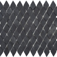 Мозаїка з керамограніту Kotto Ceramica MI7 30500306C Nero 300 x 300 х 10 (ромб 30 x 50)