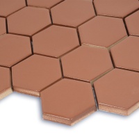 Мозаика керамическая Kotto Ceramica HEXAGON H 6009 Brown 295 х 295 х 9